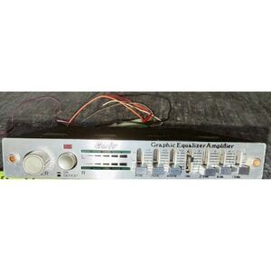 Condor Graphic Equalizer Amplifier Car Audio 7-Band Silver Vintage Fair Parts